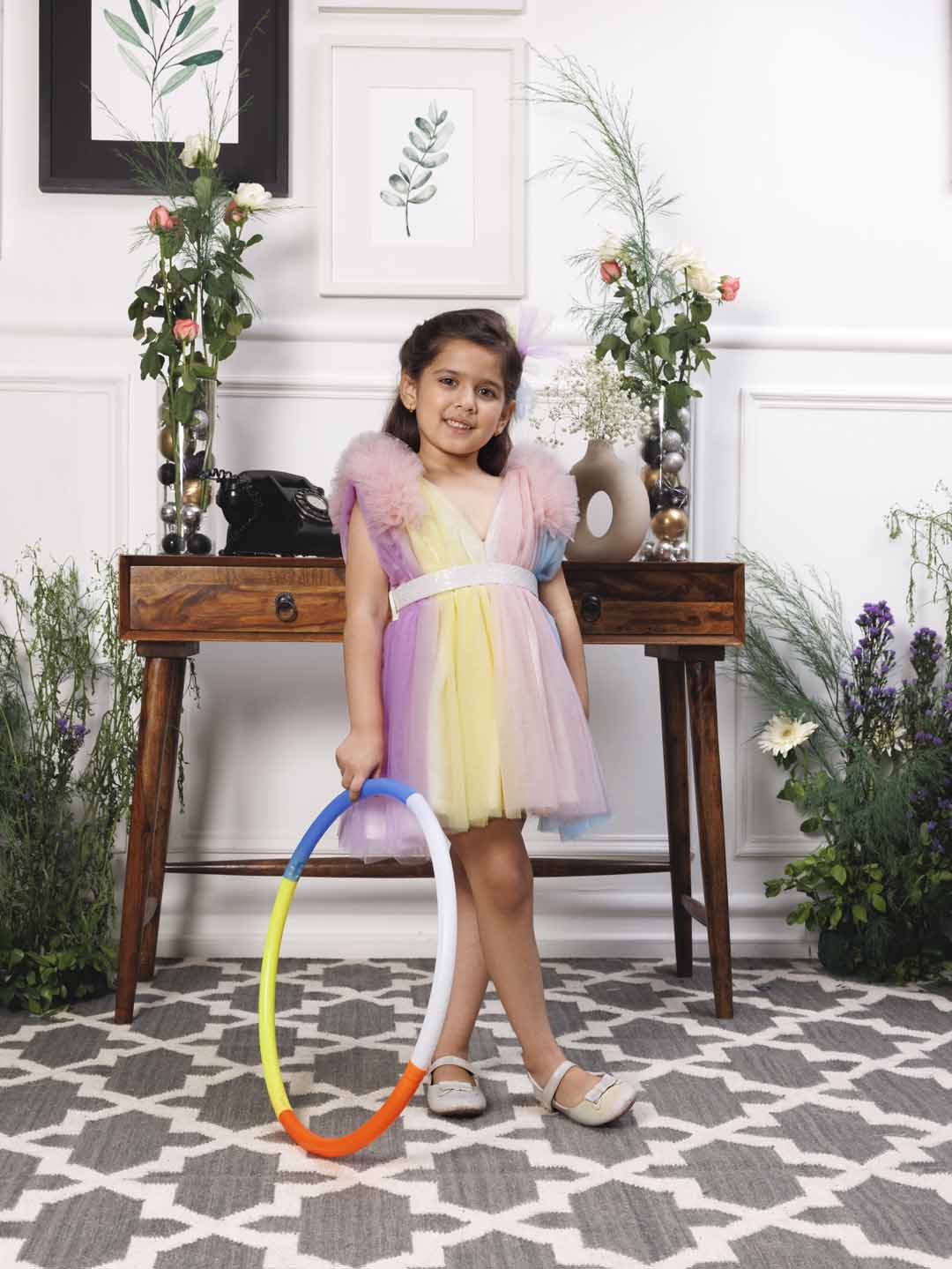 Rainbow 2.0 comfortable multi colored dress