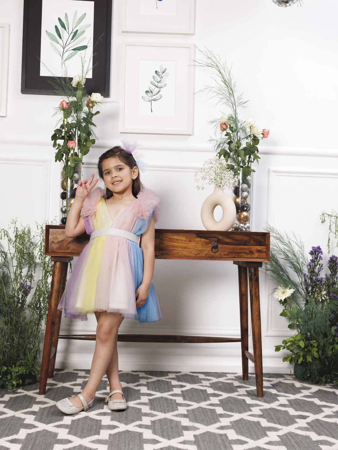 Rainbow 2.0 comfortable multi colored dress