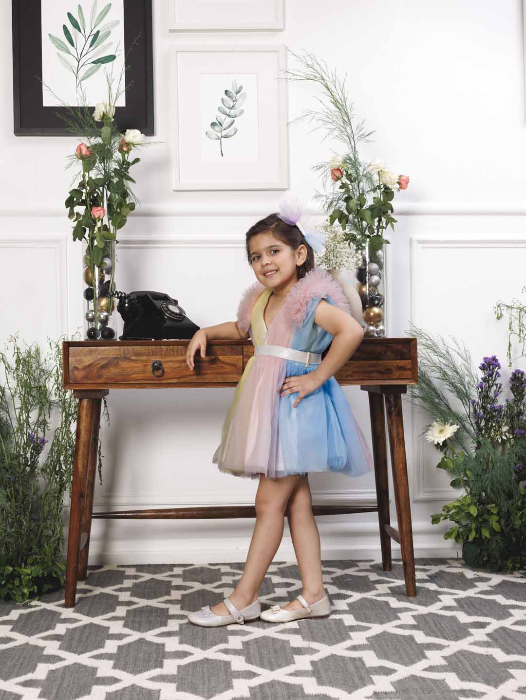 Rainbow 2.0 comfortable multi colored dress