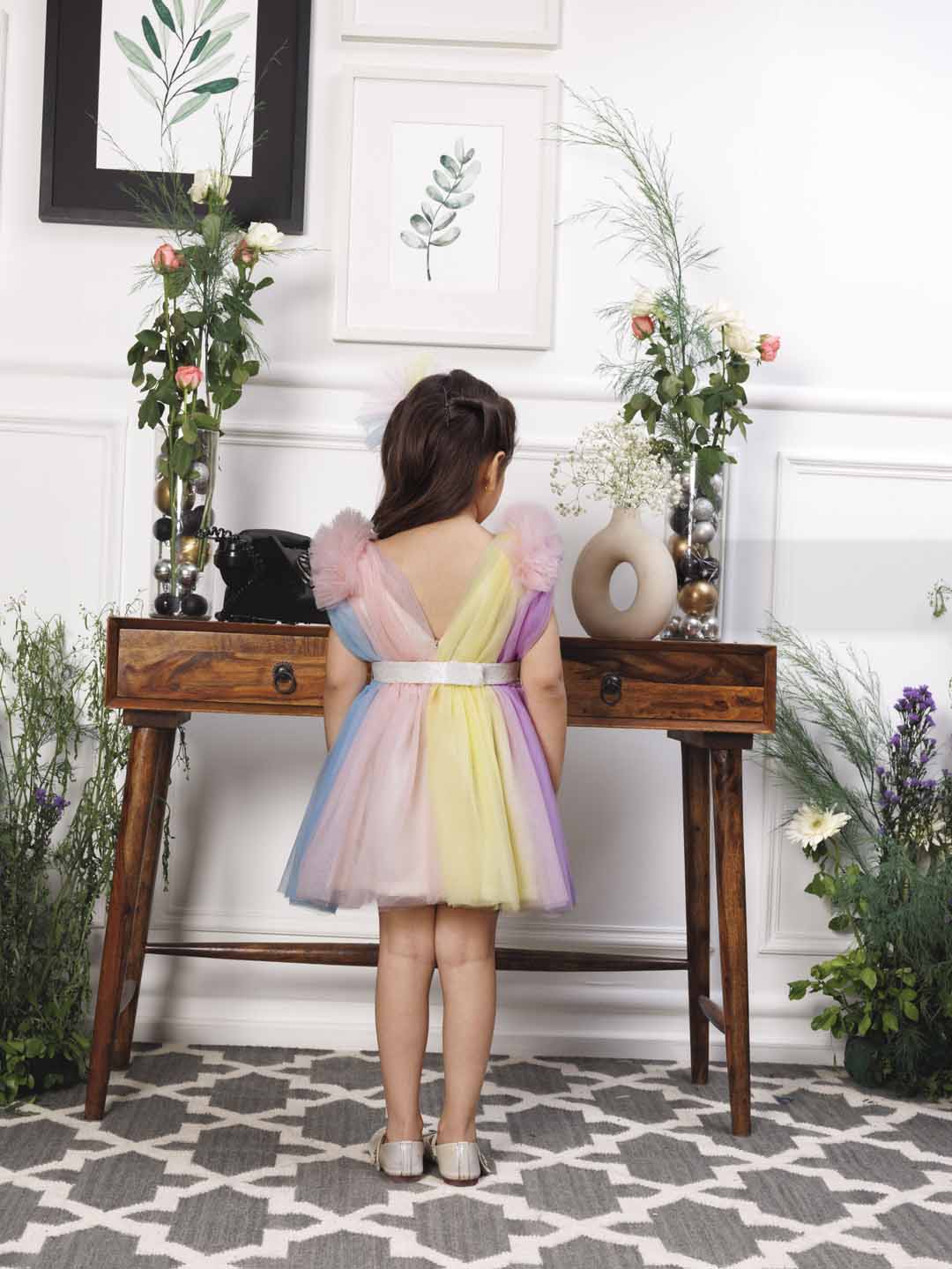 Rainbow 2.0 comfortable multi colored dress