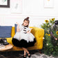 Risa the magical ruffled dress in black and white