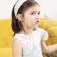 Alina glittered white panel dress with butterflies detailing