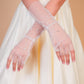 Off-White Pearl Embellished Satin Gown
