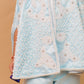 Anne Blue Pearl Embroidered Indo-Western 3-Piece Co-ord Set